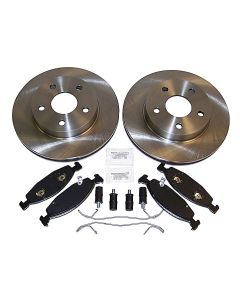 Crown Automotive 52098672KE Front Disc Brake Service Kit  for 99-02 Jeep Grand Cherokee WK with Teves Calipers