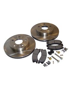 Crown Automotive 52098672KL Front Disc Brake Service Kit  for 99-04 Jeep Grand Cherokee WJ with Akebono Calipers