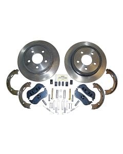 Crown Automotive 52128411K Rear Disc Brake Service Kit for 03-06 Jeep Wrangler TJ & Unlimited and 03-07 Liberty KJ