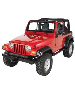 57IN FR ROCK BUMPR W/REC GLSS BLK 76-06 533-121