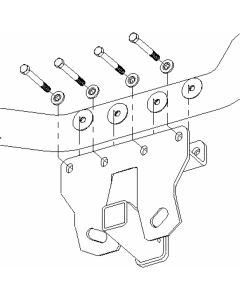Draw-Tite 75338 Class III & IV Receiver for 05-10 Jeep Grand Cherokee WK & 06-10 Jeep Commander XK