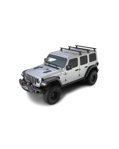 Rhino-Rack  3-Bar Backbone Roof Rack with Quick Mount Legs for 18-20 Jeep Wrangler JL Unlimited with Hardtop