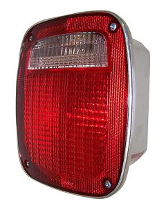 Crown Automotive  Chrome Tail Lamp for 76-80 Jeep CJ-5 and CJ-7
