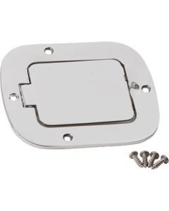Kentrol 30559 Stainless Steel Gas Hatch Cover for 77-95 Jeep CJ & Wrangler YJ