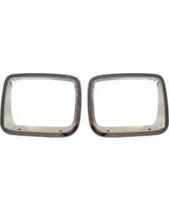 Crown Automotive  Headlight Bezels  for 87-95 Jeep Wrangler YJ