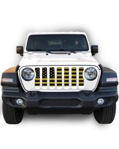 UTS JL DIST BLK/YELLOW GRILLE INSERT WITH TRAIL CAMERA