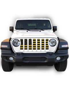 UTS JL DIST BLK/YELLOW GRILLE INSERT WITH TRAIL CAMERA