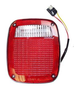 TAIL LIGHT- CHROME DRIVER SIDE 81-86 CJ