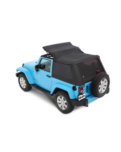Bestop 5685268 All-New Trektop Twill Soft Top  for 07-18 Jeep Wrangler JK 2 Door