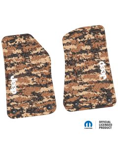 18-24 Jeep JL 2 Dr/Gladiator Front -Tire Tread/Scorched Earth Scene w/ JEEP Insert - Cyberflage w/ White Insert
