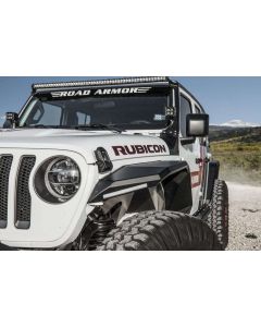 Road Armor  Stealth A-Pillar Light Bar Mount for 18-22 Jeep Wrangler JL & Gladiator JT