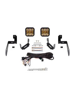Diode Dynamics DD7285 SS5 CrossLink Bumper Pro Combo Yellow Pod Light Kit for 07-18 Jeep Wrangler JK