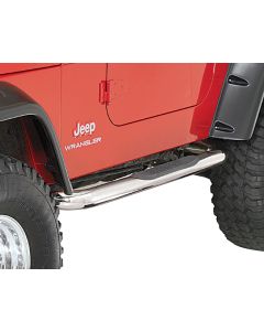 TUBULAR SIDE STEPS 97-06 TJ STAINLESS