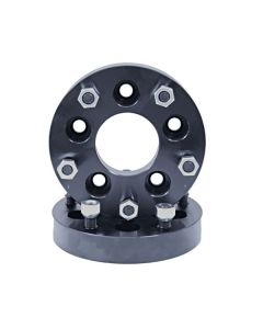 Rugged Ridge 15201.04 Billet Aluminum 1.25" Wheel Conversion Spacers for 87-06 Jeep Wrangler YJ, TJ & Unlimited with 5x4.5" to 5x5.5" Bolt Pattern