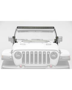 ZROADZ Z374831-BK4 A-Pillar LED Mount Kit for 50" Light Bar & 3" Pods for 18-23 Jeep Wrangler JL & Gladiator JT