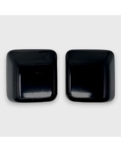 TRIM ILLUSION 2PC TAPE ON MIRROR COVERS JL JT BLACK