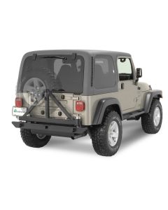 Rock Hard 4X4 RH2001-C Rear Bumper/Tire-Carrier for 76-06 Jeep CJ, Wrangler YJ, TJ & Unlimited