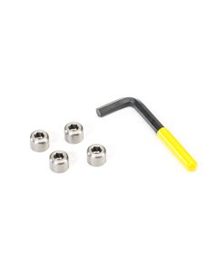 Quadratec  Anti-Theft Hinge Pin Nuts for 97-06 Jeep Wrangler TJ & Unlimited