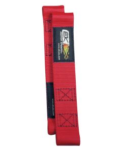 DOOR CHECK STRAPS 87-06 WRANG-RED