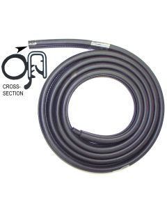 Crown Automotive 55015782 Front or Rear Door Weatherstrip for 84-96 Jeep Cherokee XJ