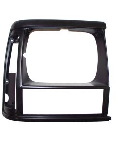 PASS HEADLIGHT BEZEL BLK/BLK 91-92 XJ