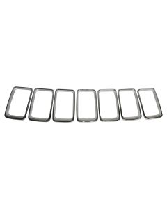 Crown Automotive 68227779AA Chrome Grille Inserts  for 14-16 Jeep Grand Cherokee WK