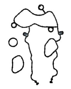 Crown Automotive 68228480AA Timing Cover Gasket Set  for 12-18 Jeep Wrangler JK 