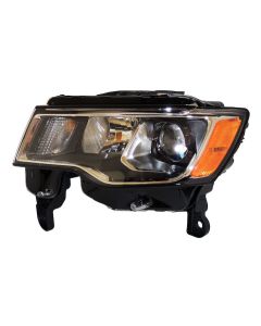 Crown Automotive  Halogen Headlight Assembly with Chrome Bezels for 17-19 Jeep Grand Cherokee WK