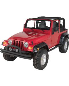 BUMPER FRT 2 TUBE W/HP 76-95 BLK        372-114