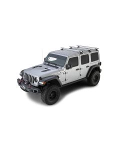 RHINO RACK HD 3 BAR BACKBONE SILVER JLU JB0883