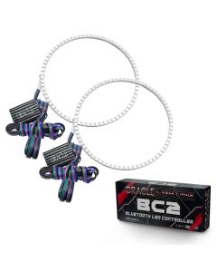 Oracle -2021-2023 Ford Bronco ColorSHIFT® Headlight Halo Kit w/DRL Bar - Base Headlights