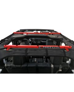 Exposed Racks  Under Soft Top Roof Rack for 07-18 Jeep Wrangler Unlimited JK 4-Door