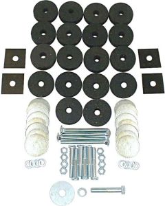OMIX 12201.01 OE Body Mount Kit for 41-63 MB, GPW, CJ-2A, M38, CJ-3A & CJ-3B