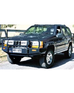 ARB 3450060B Deluxe Winch Bull Bar Bumper in Black for 93-98 Jeep Grand Cherokee ZJ