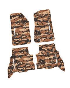 21-24 Jeep 4xe Front and RearTire Tread/Scorched Earth Scene w/ Wrangler Insert - Cyberflage w/ White Insert