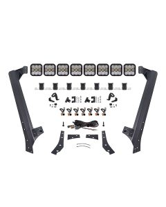 Diode Dynamics  SS5 CrossLink Windshield Yellow Combo Lightbar Kit for 07-18 Jeep Wrangler JK