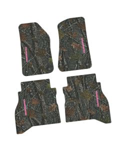 20-24 Jeep Gladiator Front and RearTire Tread/Scorched Earth Scene w/ Gladiator Insert - Rugged Woods w/ Pink insert
