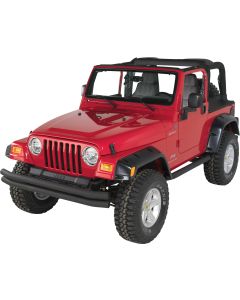 FRONT 2 TUBE BUMPER 76-95 BLACK         377-114