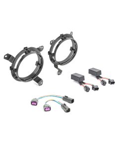 Quadratec  7" Headlight Adapter Bracket Kit for 18-20 Jeep Wrangler JL and Gladiator JT