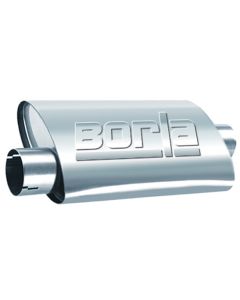 Borla 40358 Performance Muffler Turbo 2 1/2" In 2 1/2" Out for 2.5" Exhaust