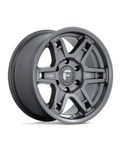 D838 SLAYER MATTE GUNMETAL 17X8.5 5X127 4.79 BS 1mm OS