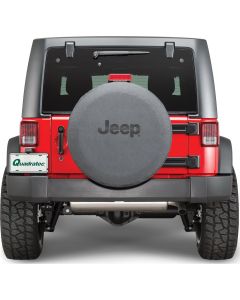 82209949AB - TIRE COVER-BLK W/BLK LOGO OE 17/18IN WH