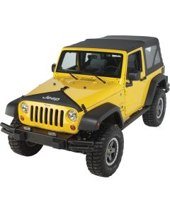Mopar 82210316 Hood Cover with Jeep Logo for 07-18 Jeep Wrangler JK