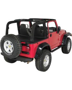 57IN REAR ROCK BMPR W/REC BLACK 97-06   553-124