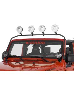 Warrior Products 869 Safari Sport Front Light Bar for 07-18 Jeep Wrangler JK