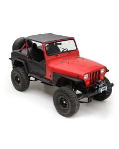 Smittybilt  Front XRC Tube Fenders without Flare in Textured Black for 97-06 Jeep Wrangler TJ