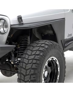 Smittybilt  Front XRC Tube Fenders without Flare in Textured Black for 97-06 Jeep Wrangler TJ