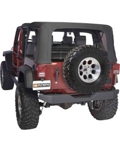 OLYMPIC REAR ROCK BUMPER RUBICON BLK JK 550-174