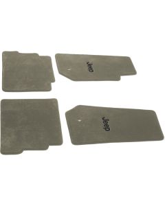 LLOYD FLOOR SET KHAKI W/BLKLOGO JK 4DR 0