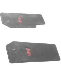 LLOYD FR FLOOR MATS DK GRY W/ RED LOGO 0